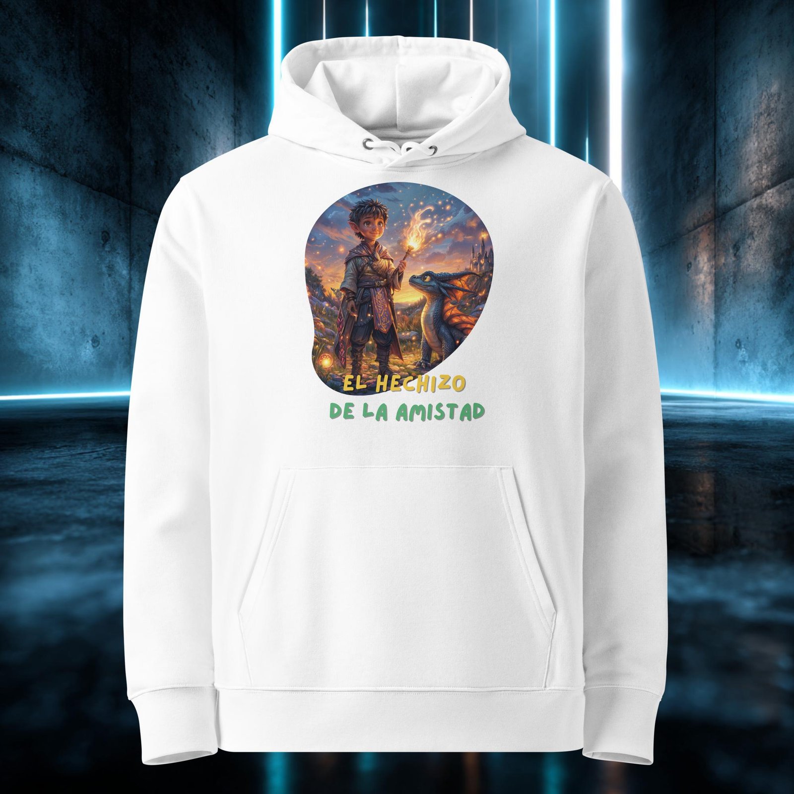 Sudadera orgánica con diseño El Hechizo de la Amistad — color 3