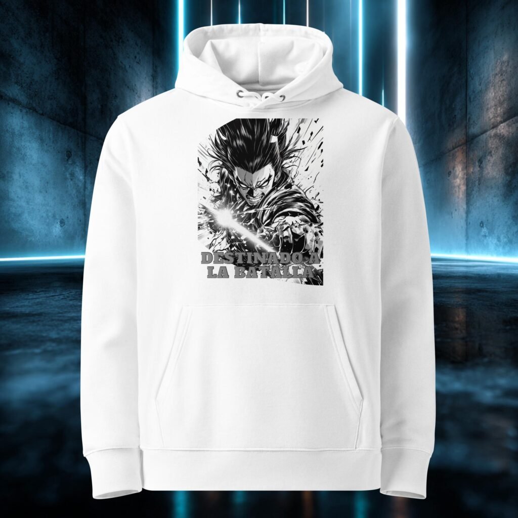 Sudadera orgánica con diseño Destinado a la Batalla