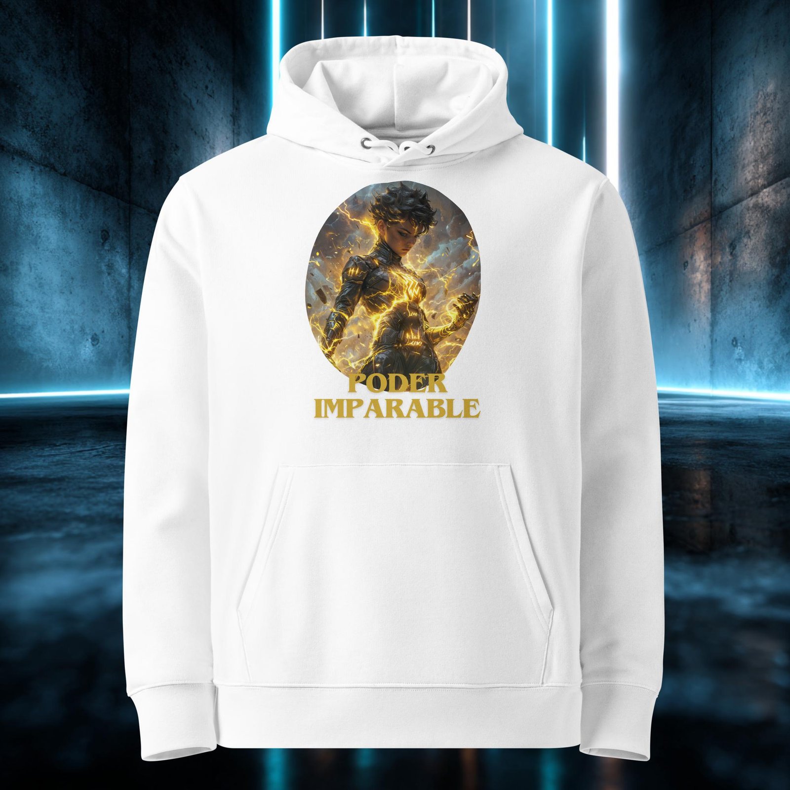 Sudadera orgánica con diseño Poder Imparable — color 3