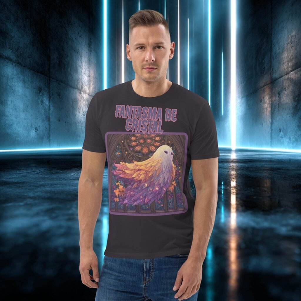 Camiseta orgánica con diseño Fantasma de Cristal