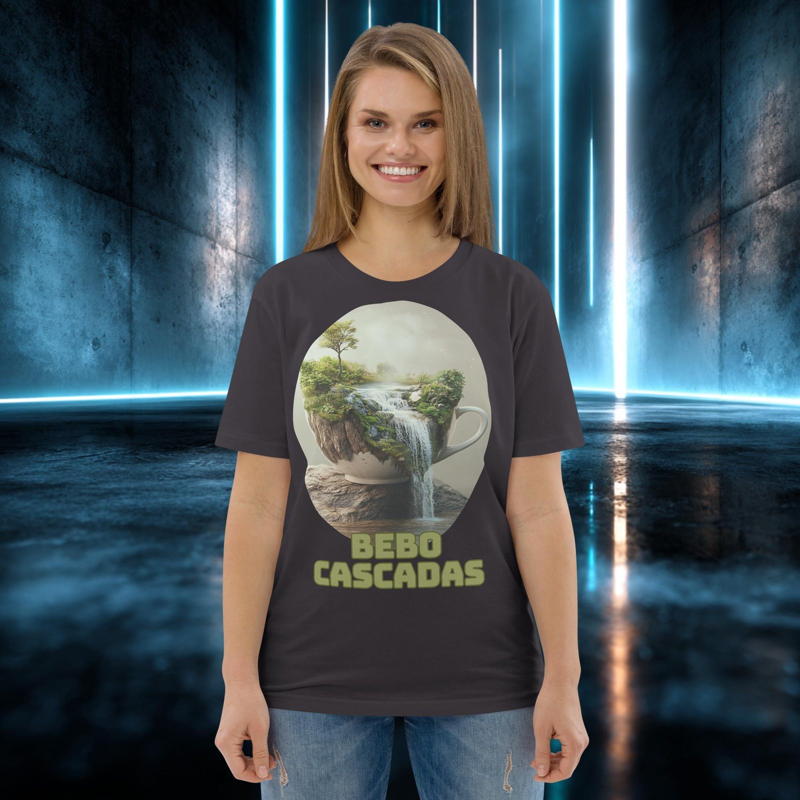Camiseta orgánica con diseño Bebo Cascadas — color 5