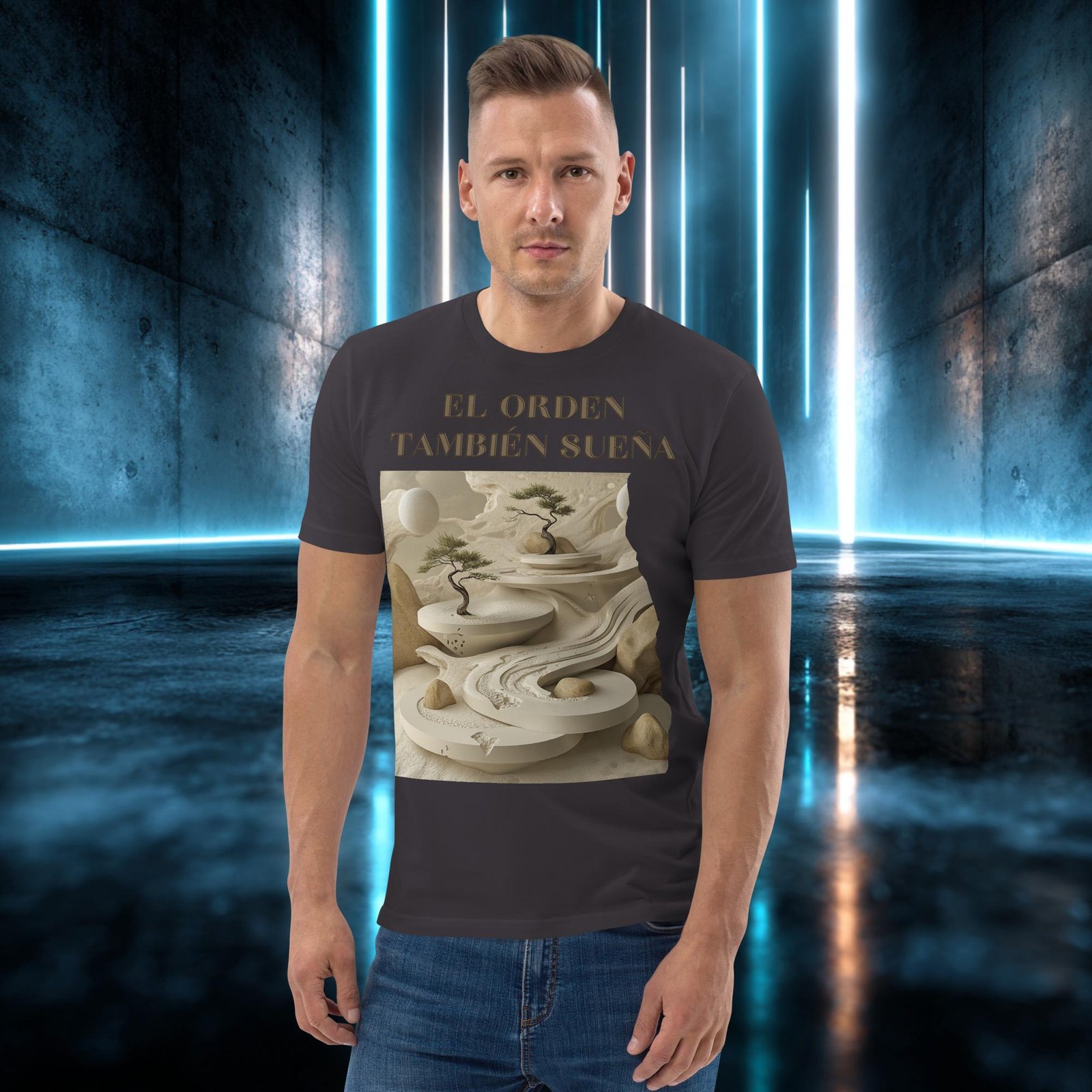 Camiseta orgánica con diseño El Orden También Sueña — color 5
