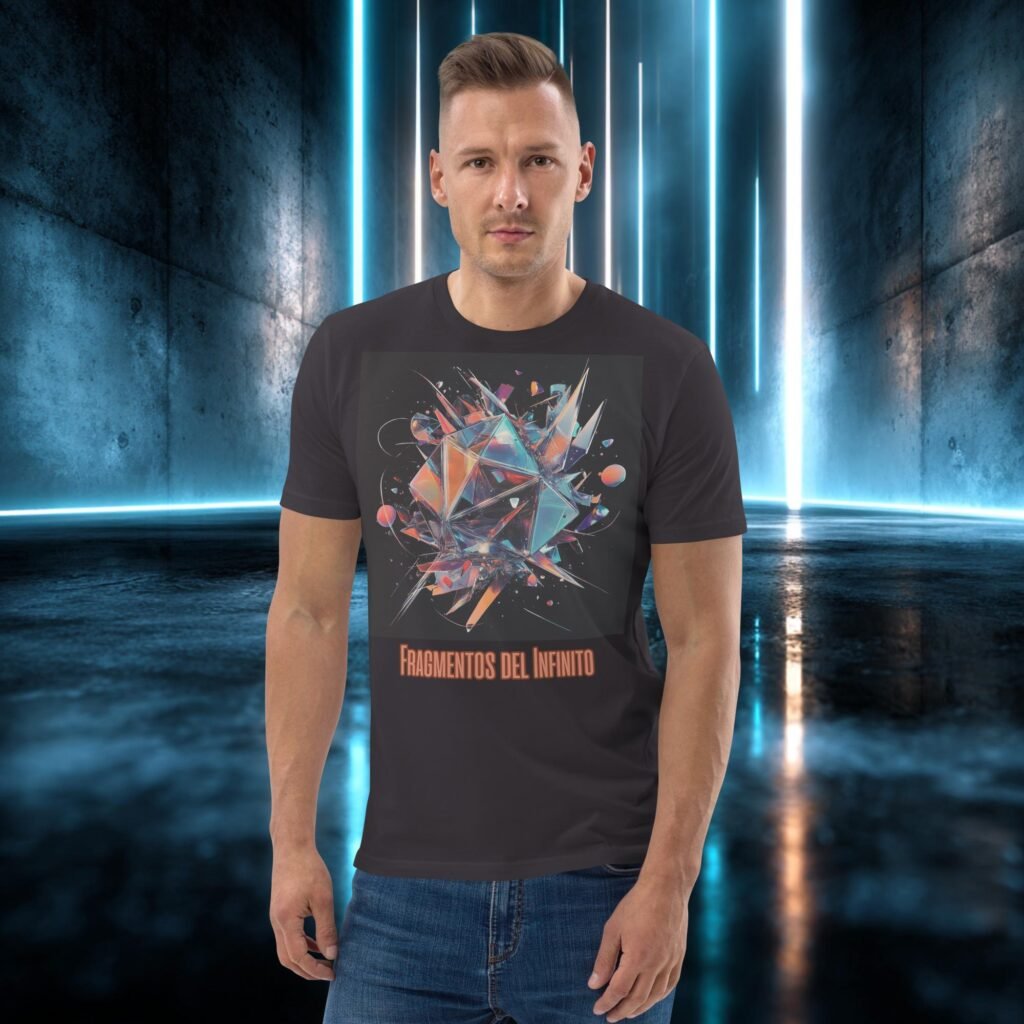 Camiseta orgánica con diseño Fragmentos del Infinito