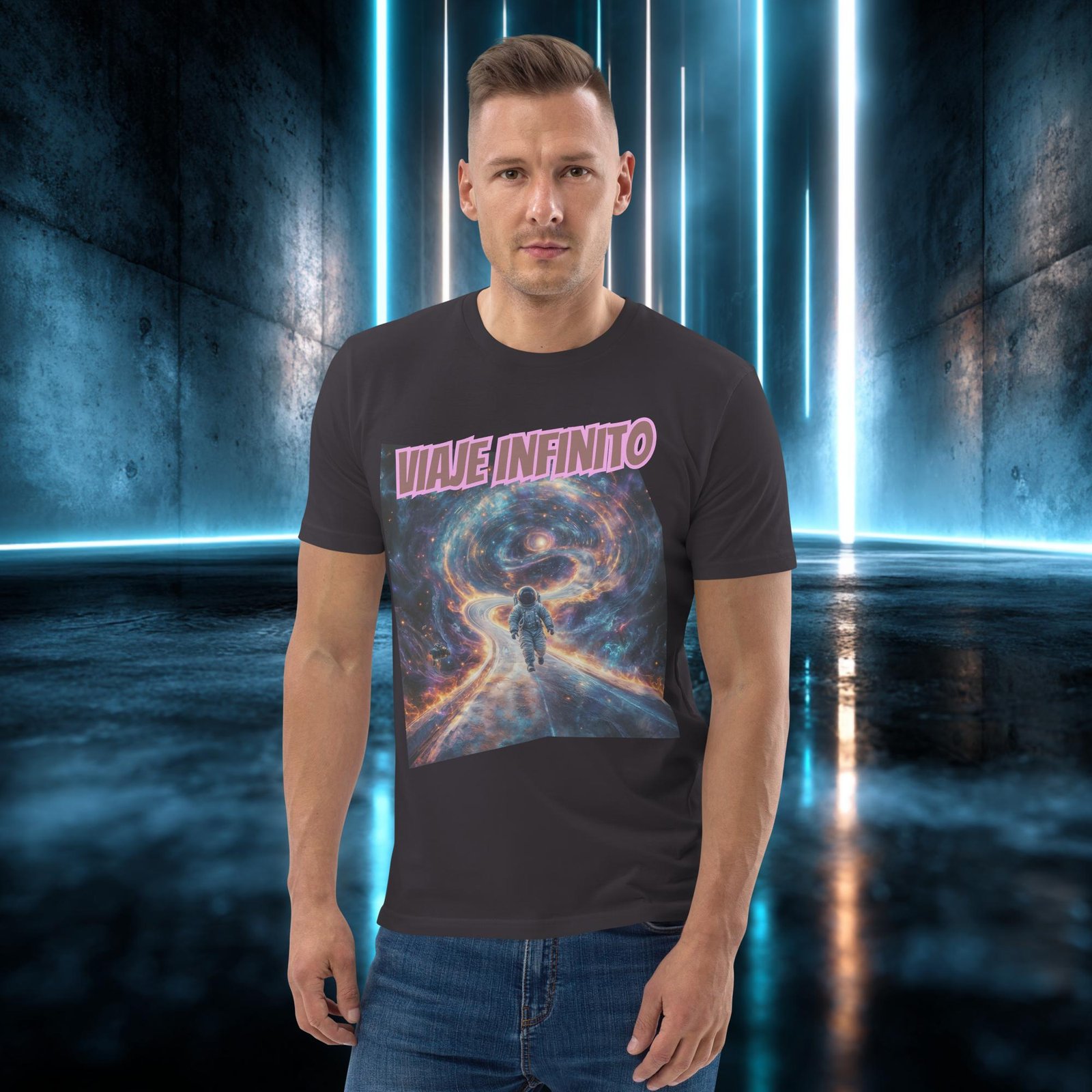 Camiseta orgánica con diseño Viaje Infinito — color 6