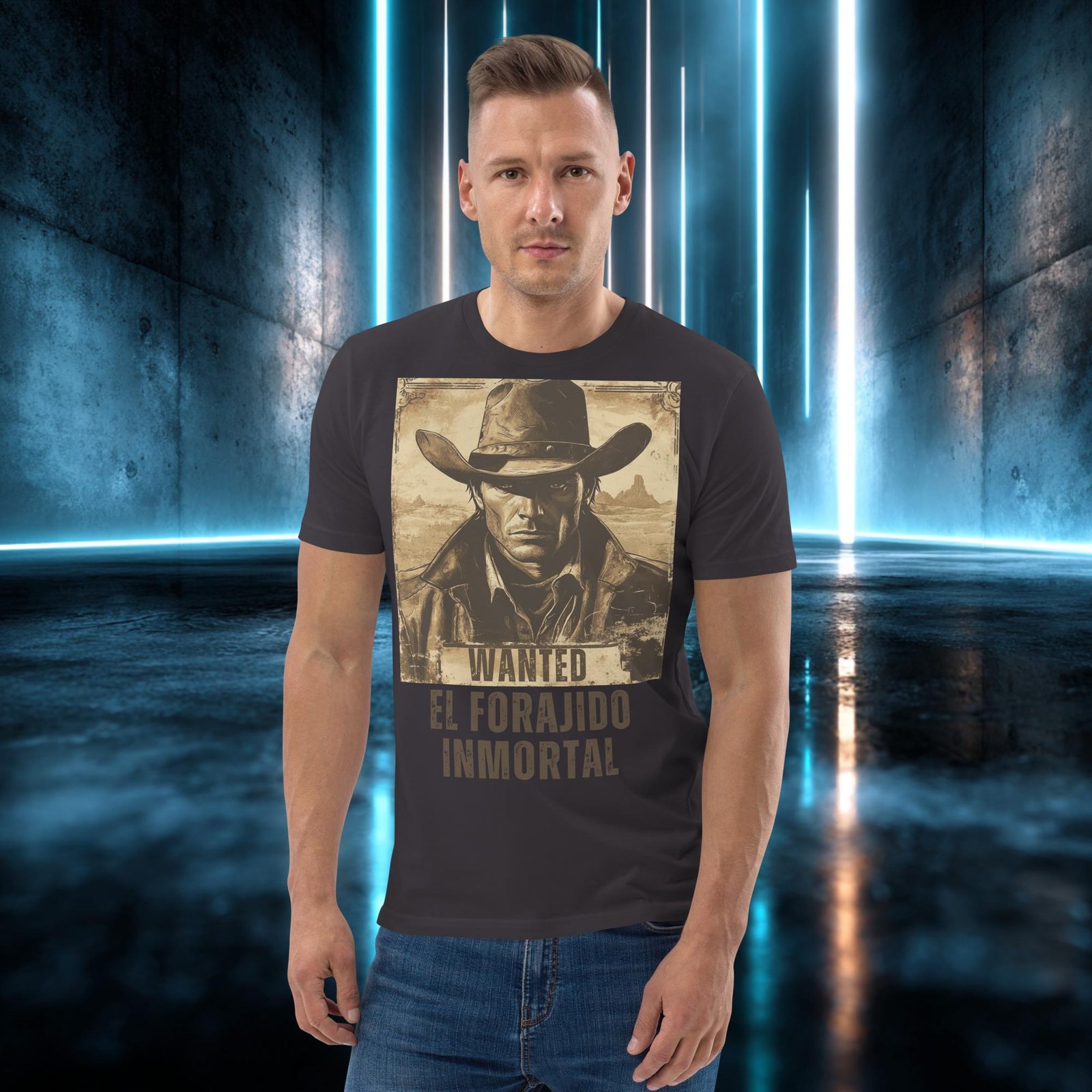 Camiseta orgánica con diseño El Forajido Inmortal — color 6