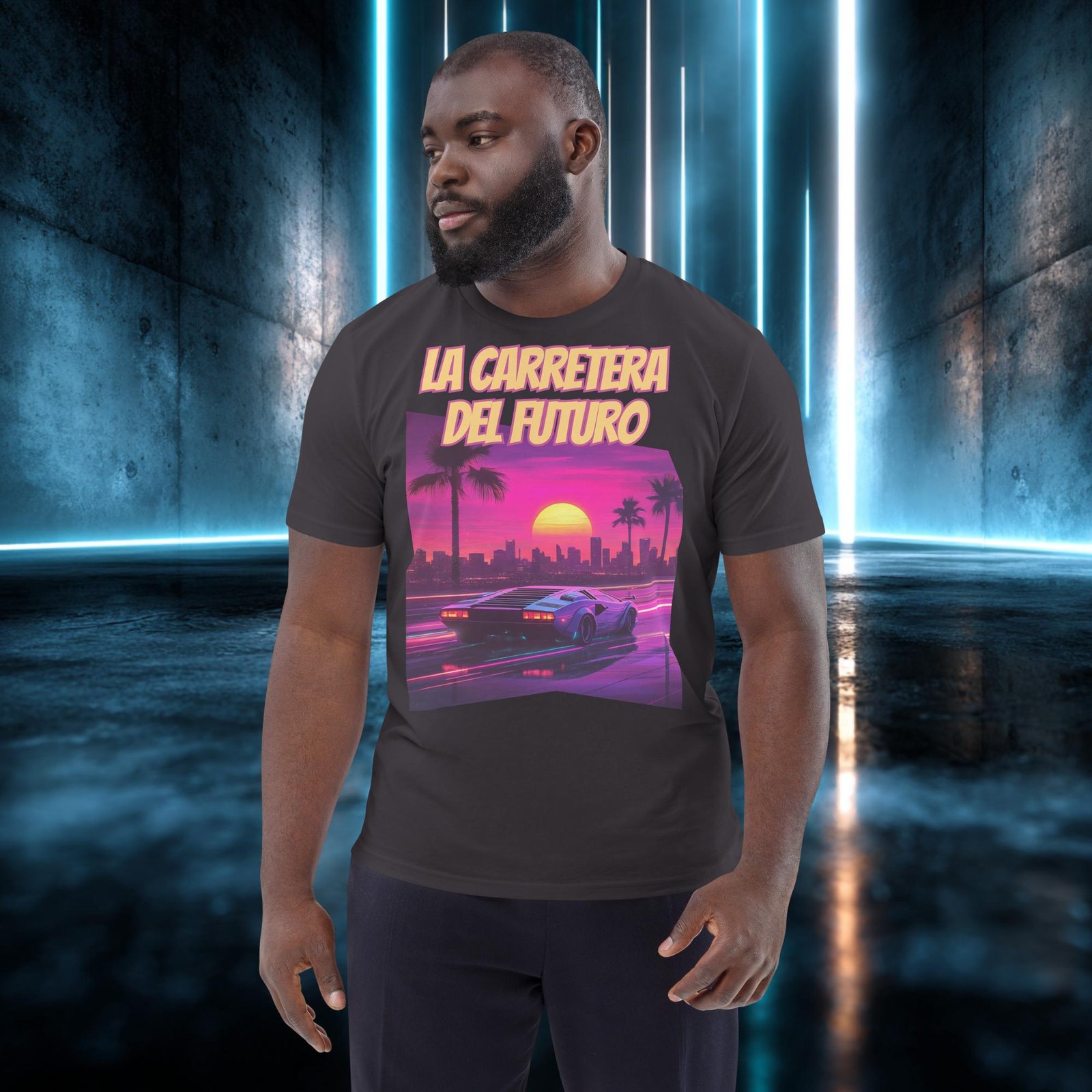 Camiseta orgánica con diseño La Carretera del Futuro — color 6