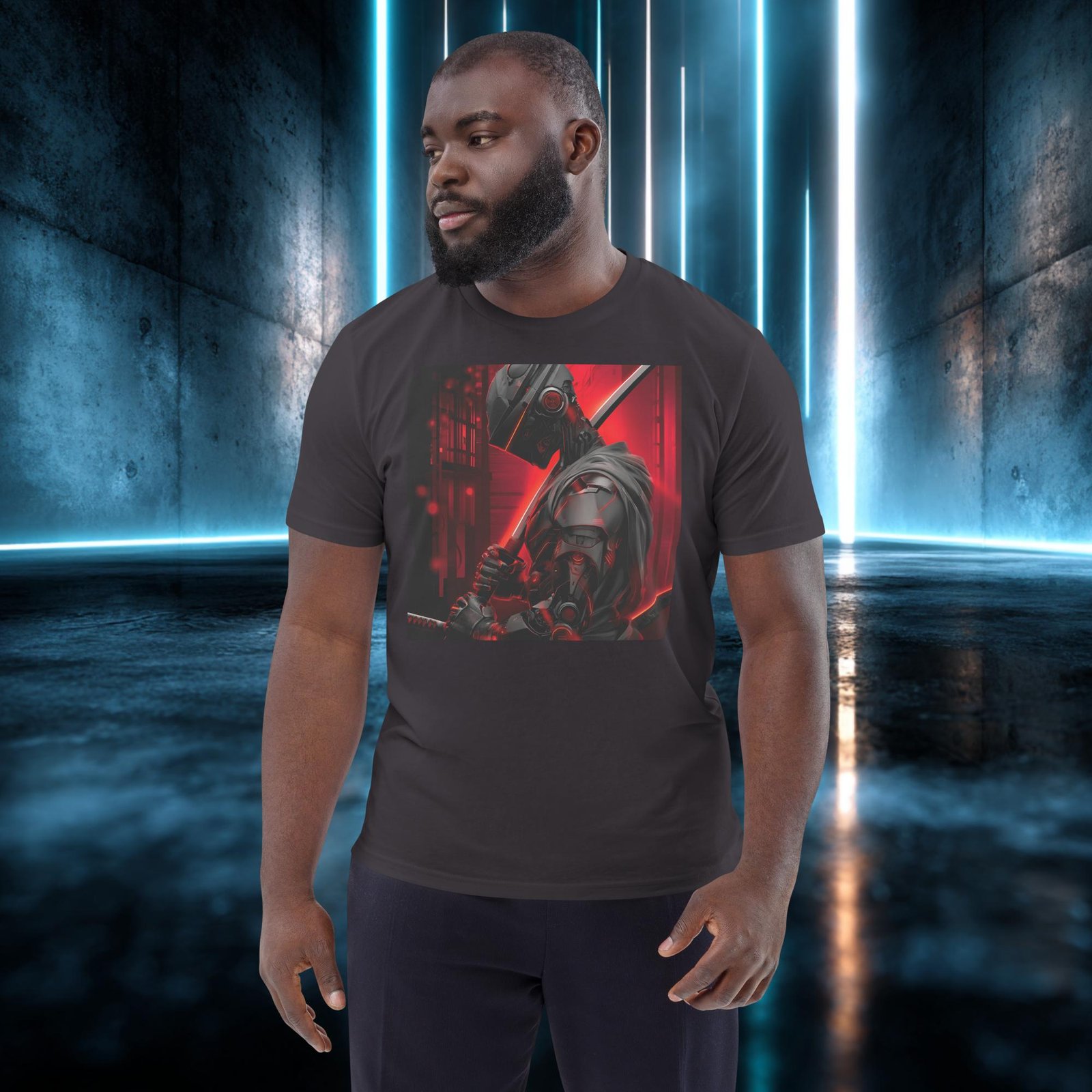 Camiseta orgánica con diseño Samurái de Circuitos — color 6