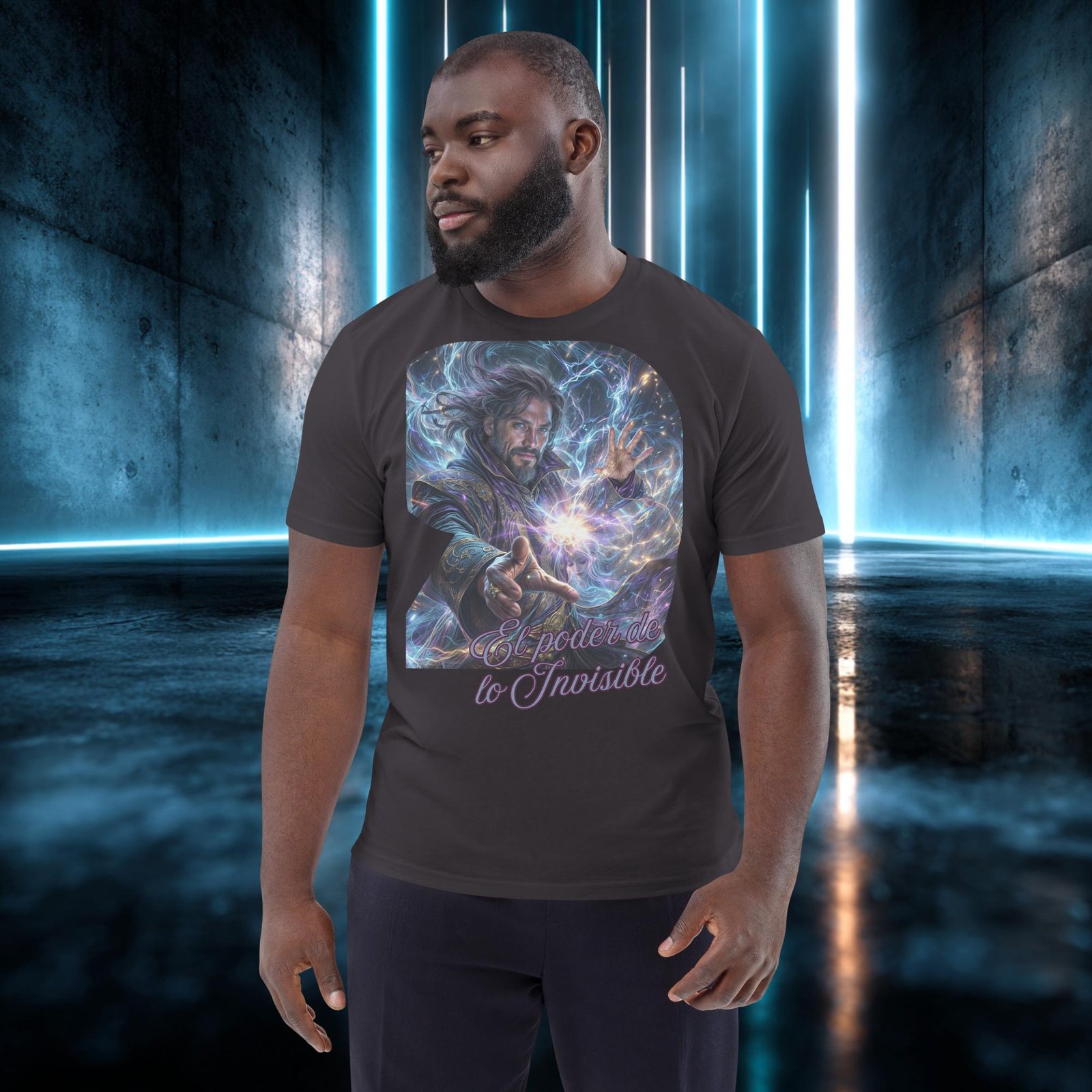 Camiseta orgánica con diseño El Poder de lo Invisible — color 5