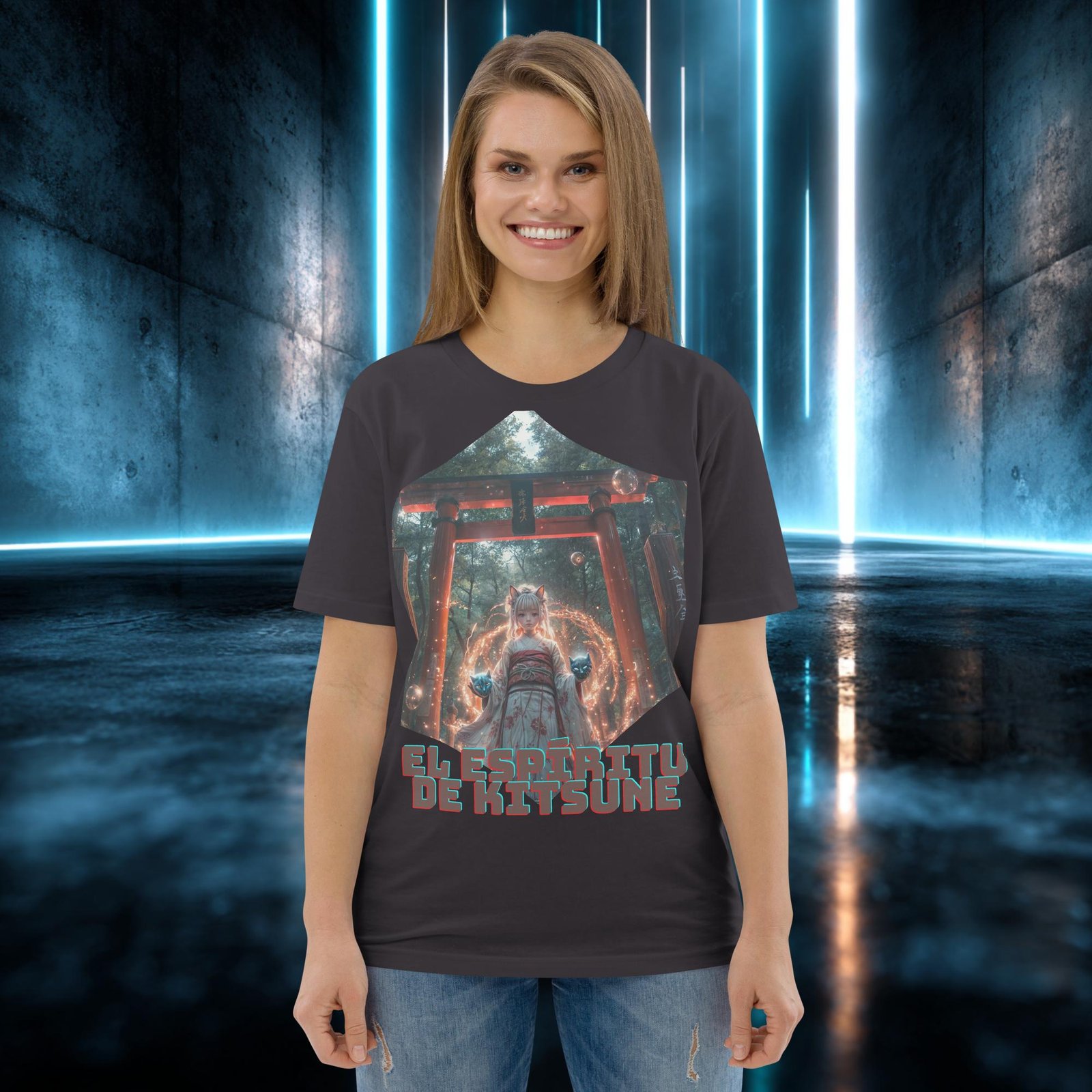 Camiseta orgánica con diseño El Espíritu del Zorro — color 6