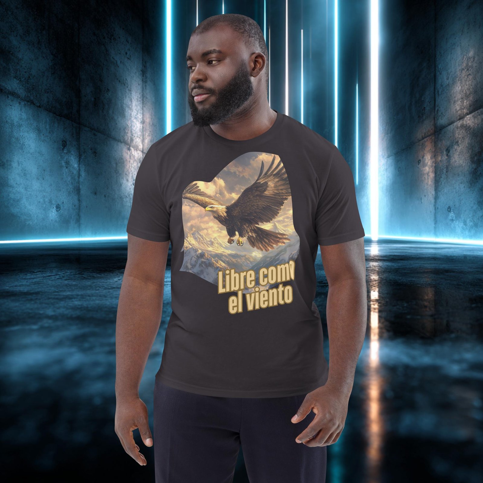 Camiseta orgánica con diseño Libre Como el Viento