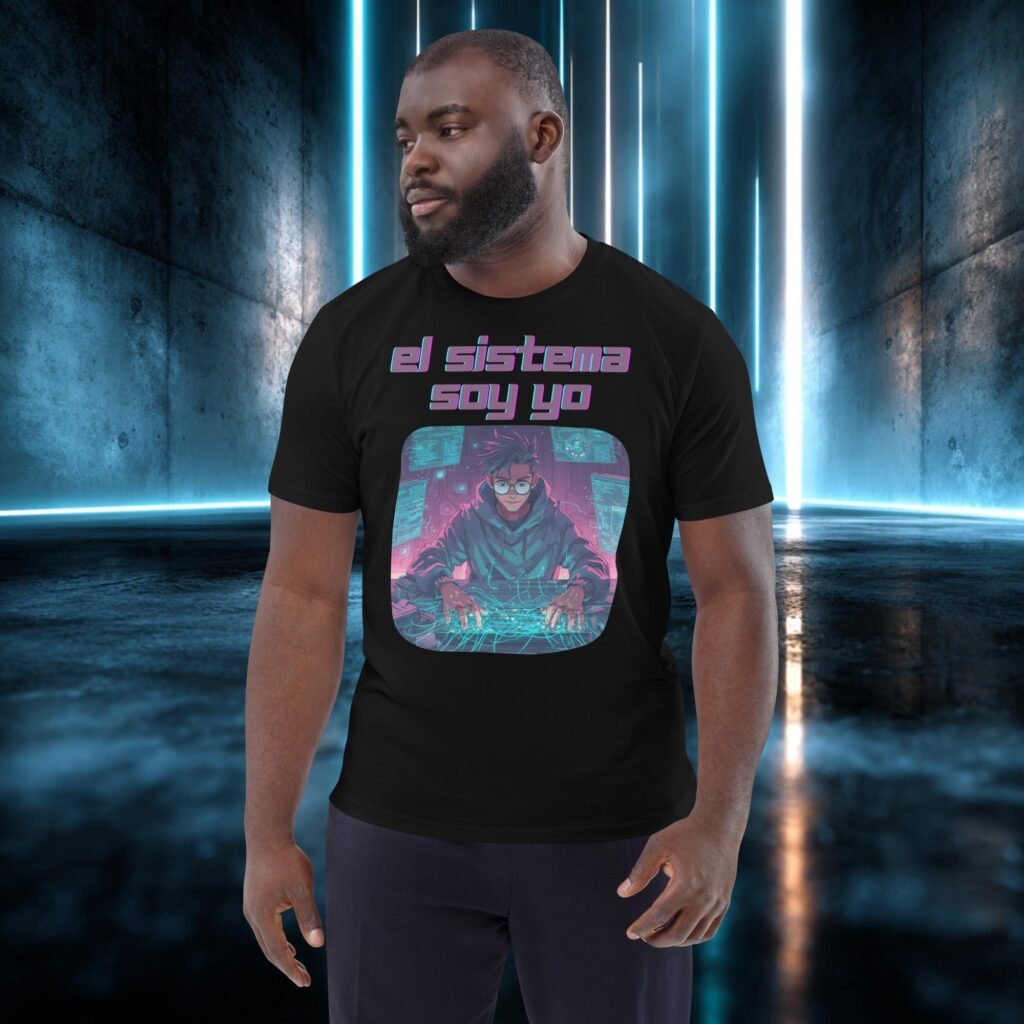 Camiseta orgánica con diseño El Sistema Soy Yo