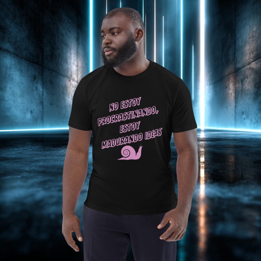 Camiseta orgánica con diseño Madurando Ideas