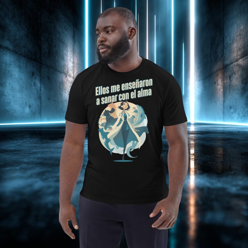 Camiseta orgánica con diseño Sanar con el Alma