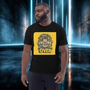 Camiseta orgánica con diseño Game Over
