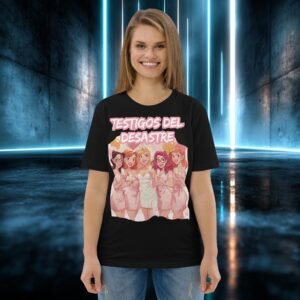Camiseta orgánica con diseño Testigos del Desastre