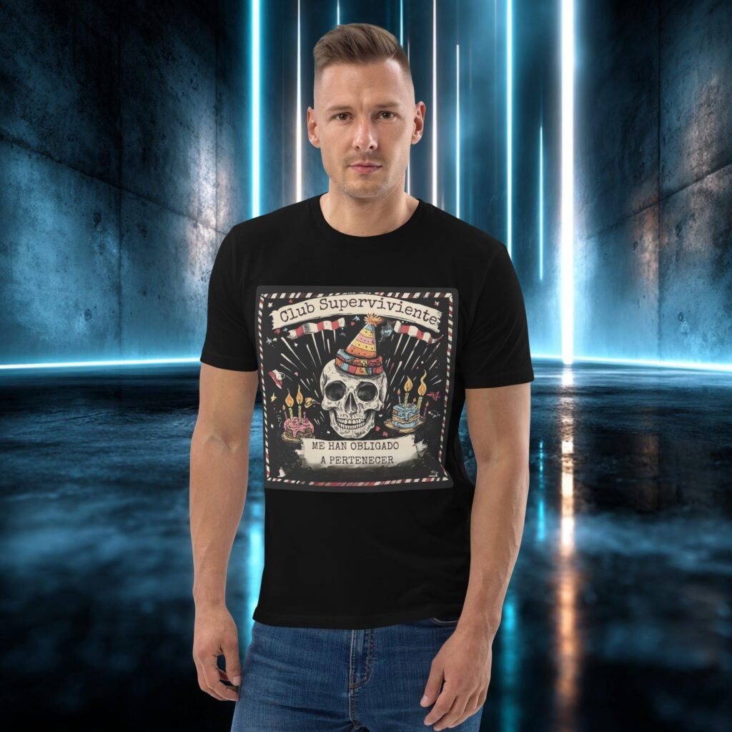 Camiseta orgánica con diseño Club Superviviente