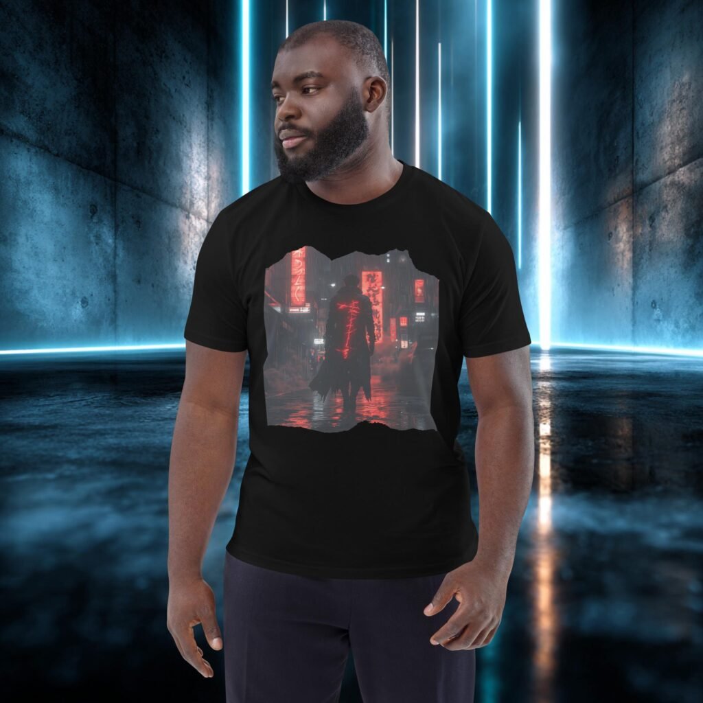 Camiseta orgánica con diseño Marcas de Fuego