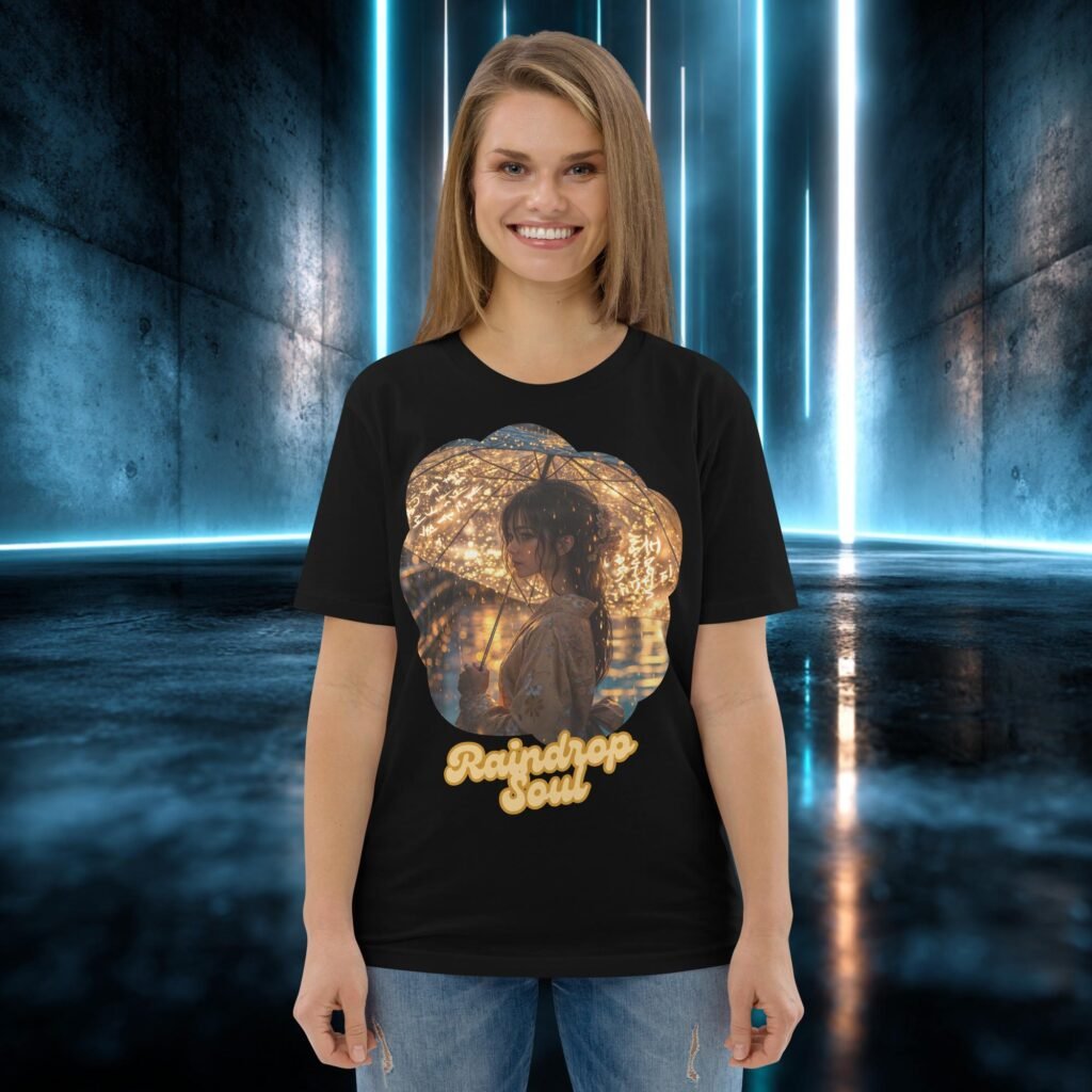 Camiseta orgánica con diseño Alma de Lluvia