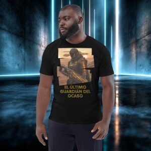 Camiseta orgánica con diseño El Último Guardián del Ocaso
