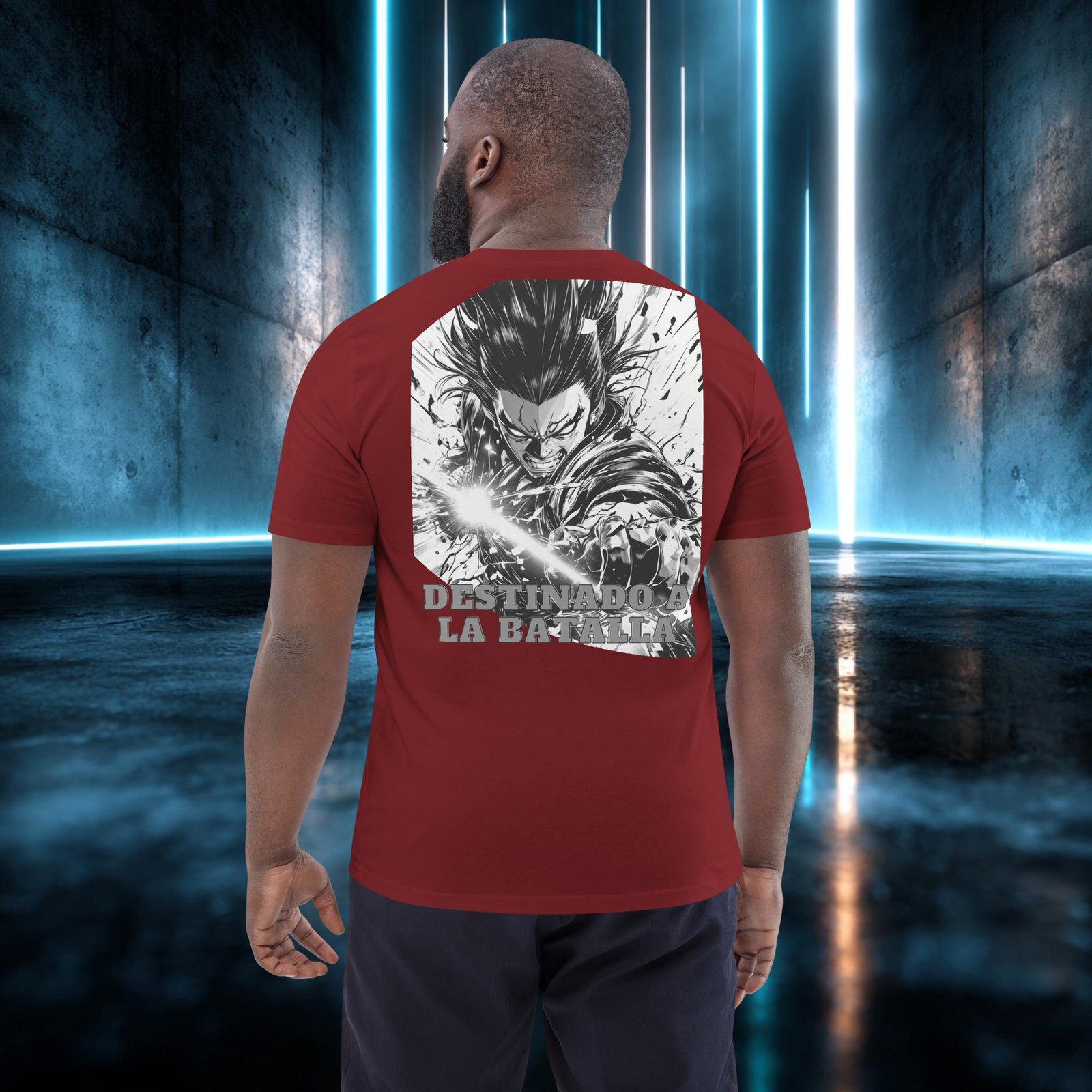 Camiseta orgánica con diseño Destinado a la Batalla — color 8