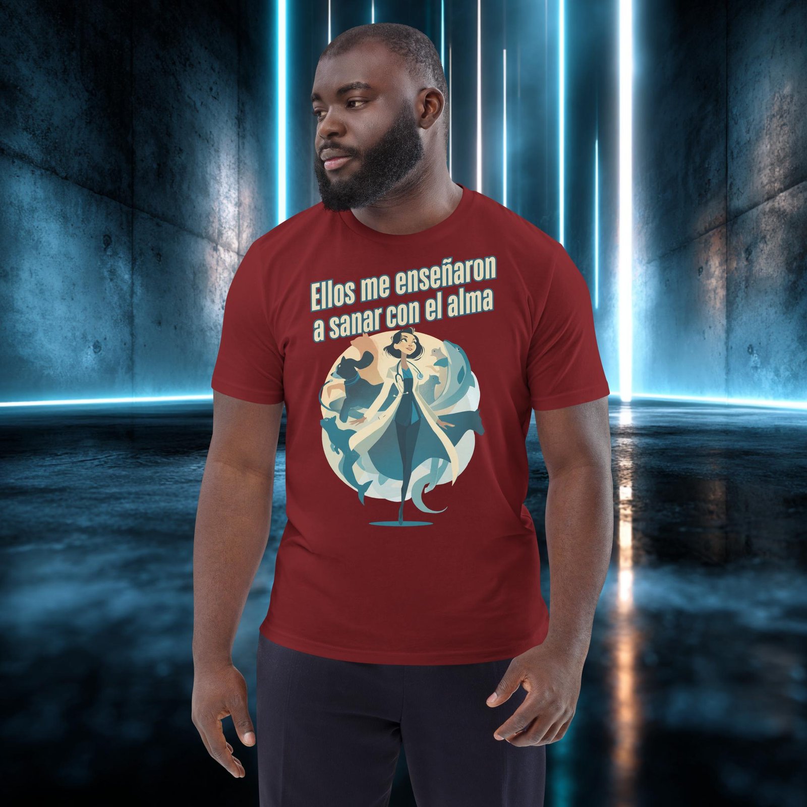 Camiseta orgánica con diseño Sanar con el Alma — color 8