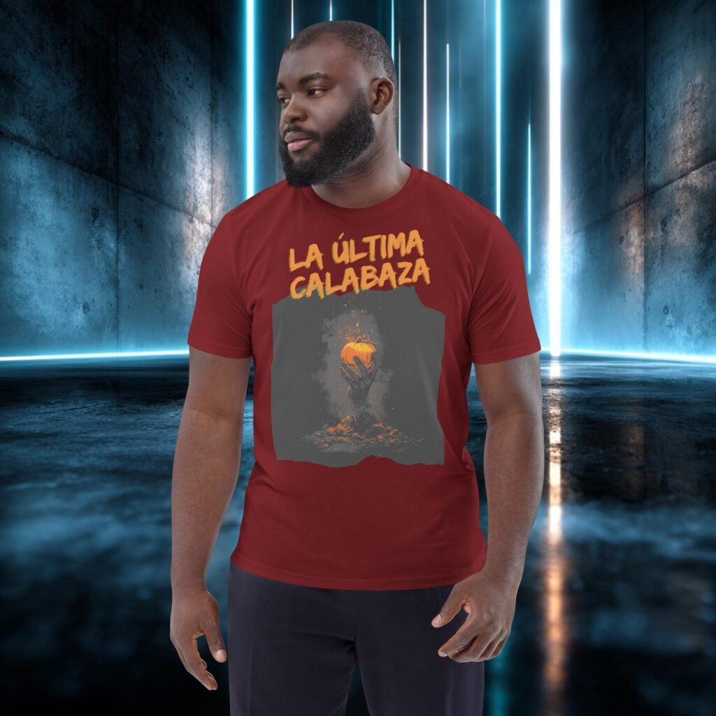 Camiseta orgánica con diseño La Última Calabaza
