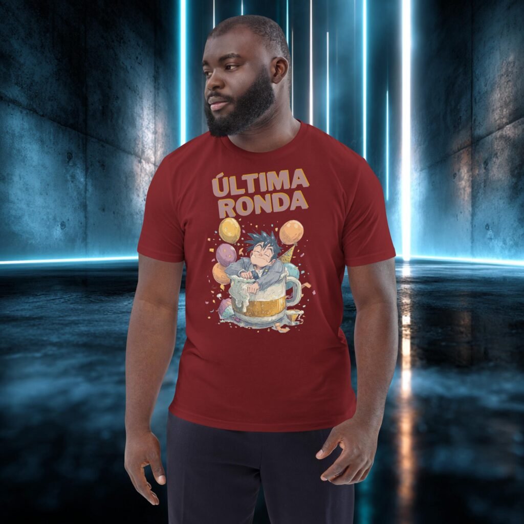 Camiseta orgánica con diseño Última Ronda
