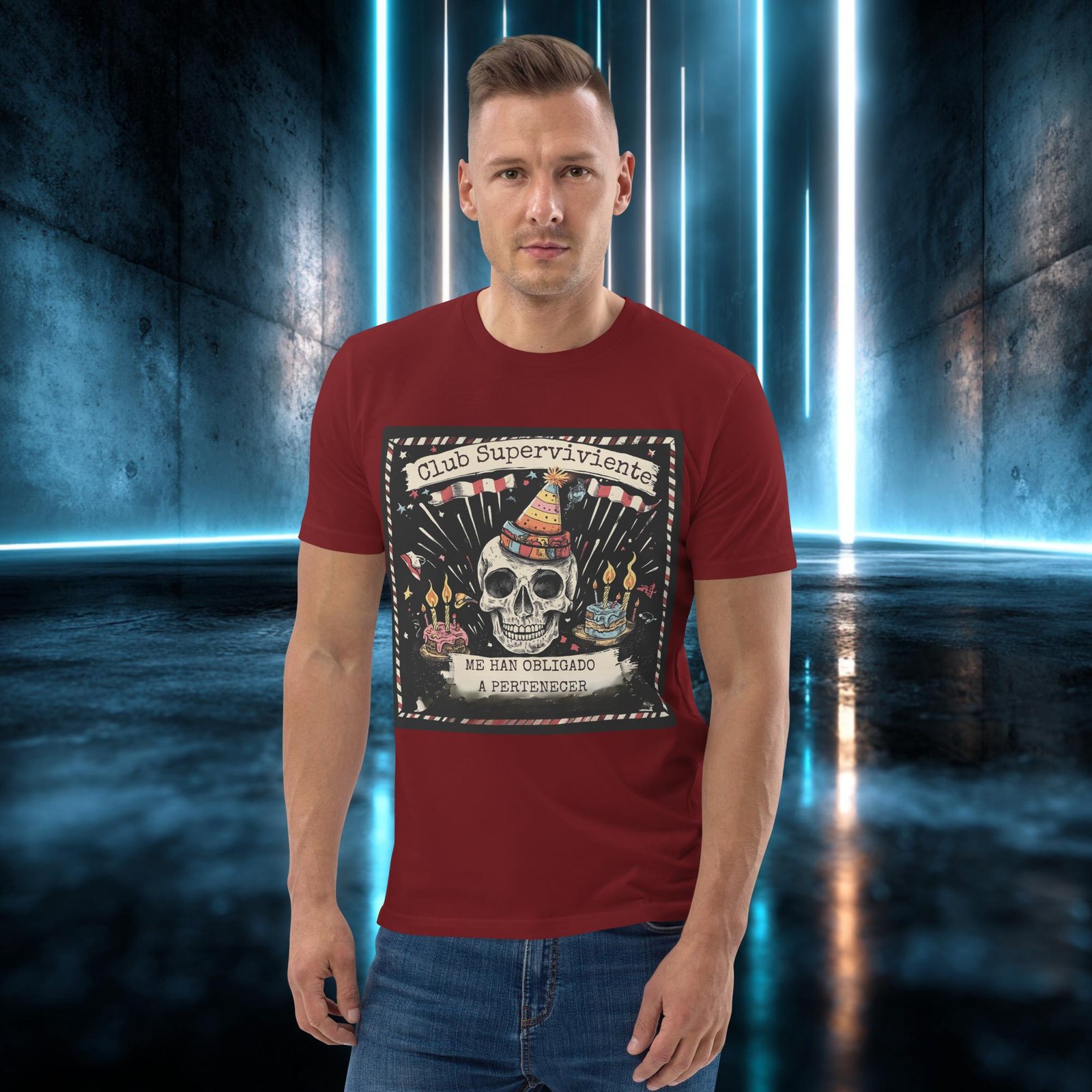 Camiseta orgánica con diseño Club Superviviente — color 8