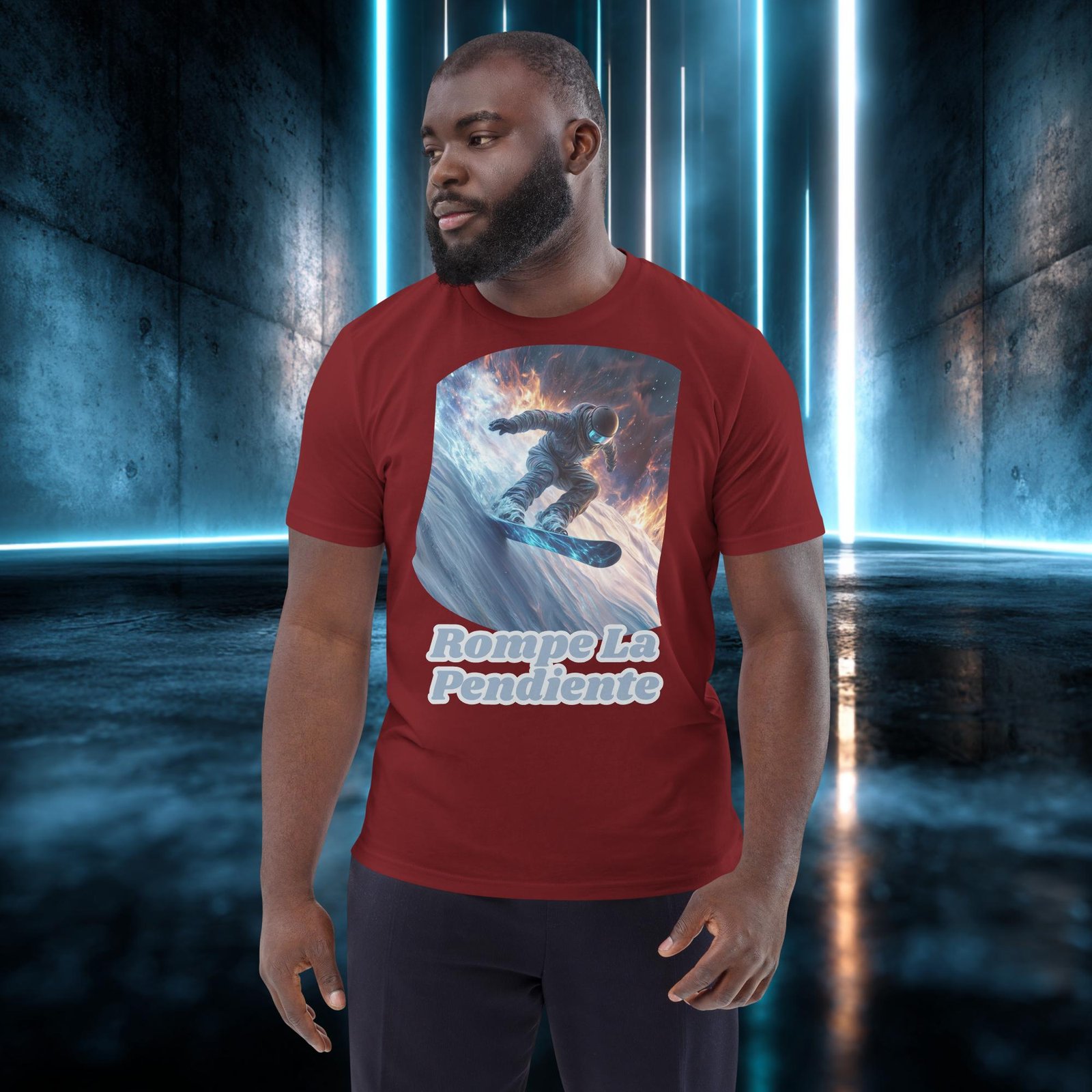 Camiseta orgánica con diseño Rompe la Pendiente — color 9