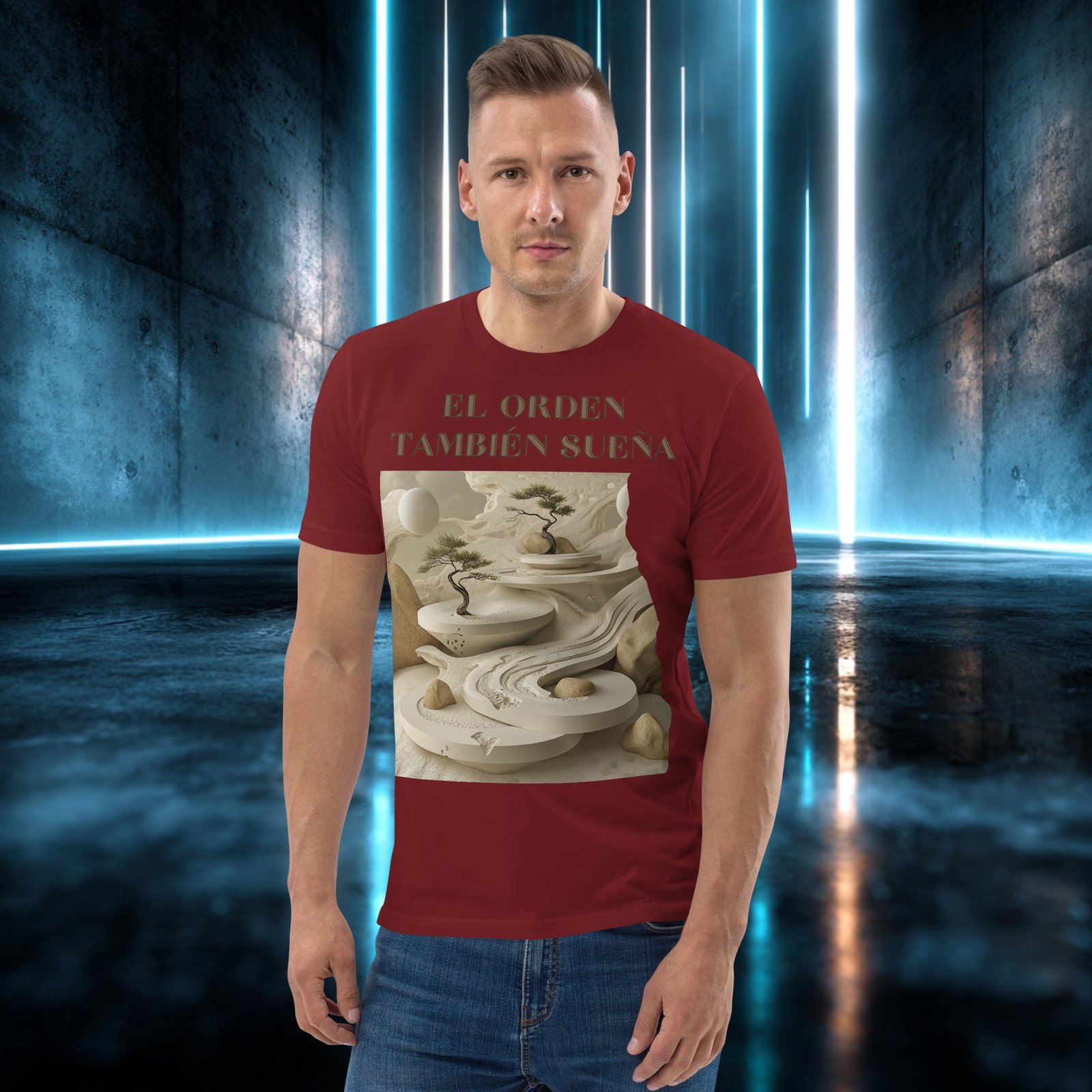 Camiseta orgánica con diseño El Orden También Sueña — color 8