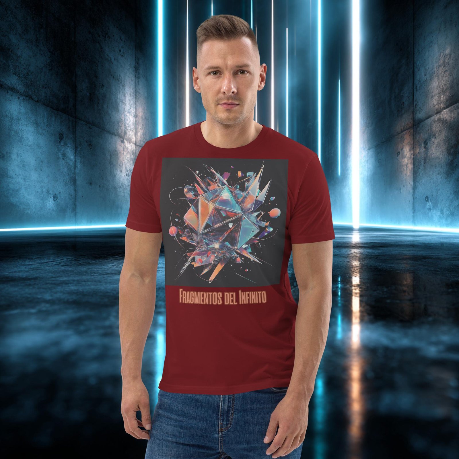 Camiseta orgánica con diseño Fragmentos del Infinito — color 8