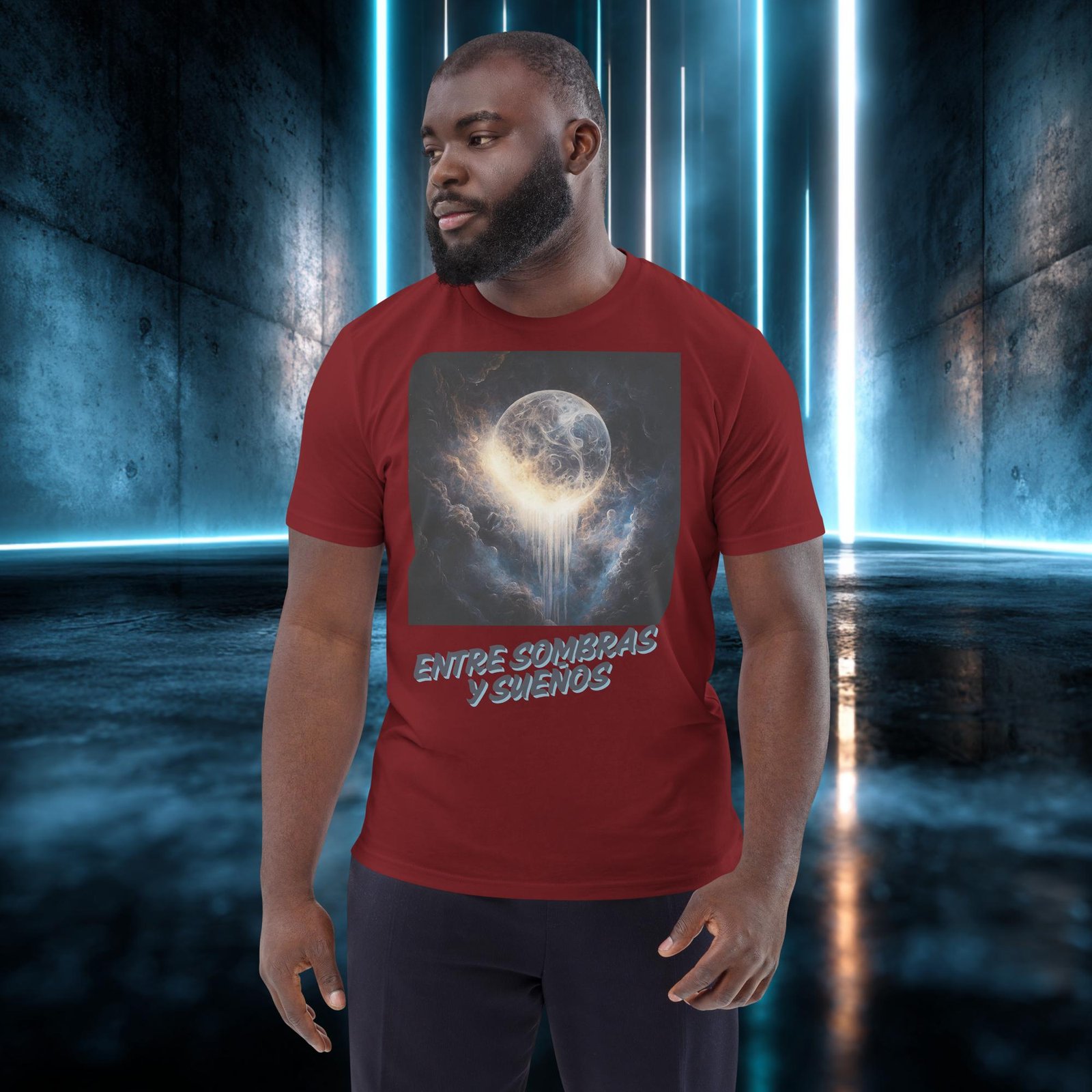 Camiseta orgánica con diseño Entre Sombras y Sueños — color 8