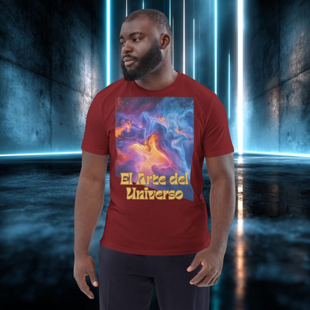 Camiseta orgánica con diseño El Arte del Universo