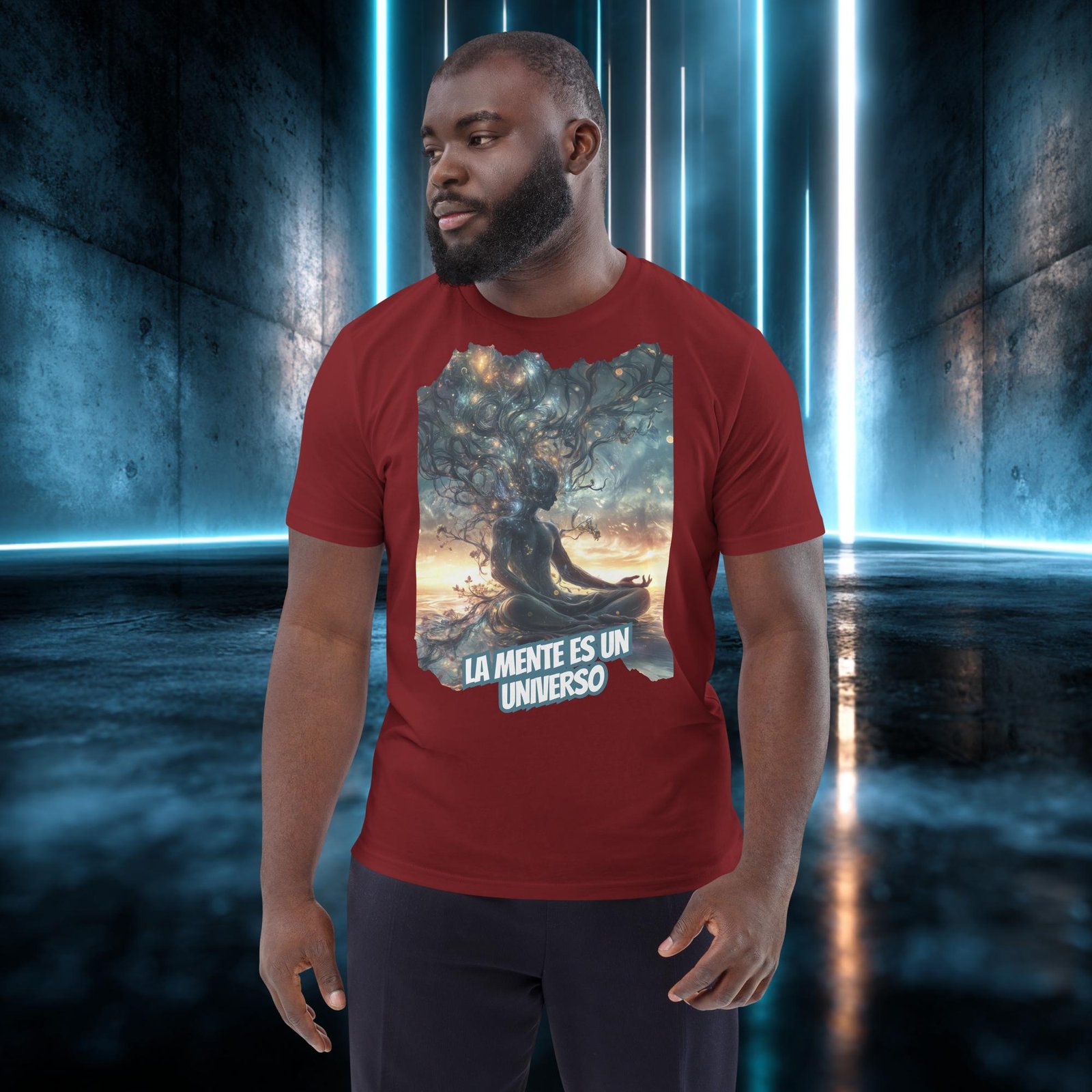 Camiseta orgánica con diseño La Mente Es un Universo — color 9