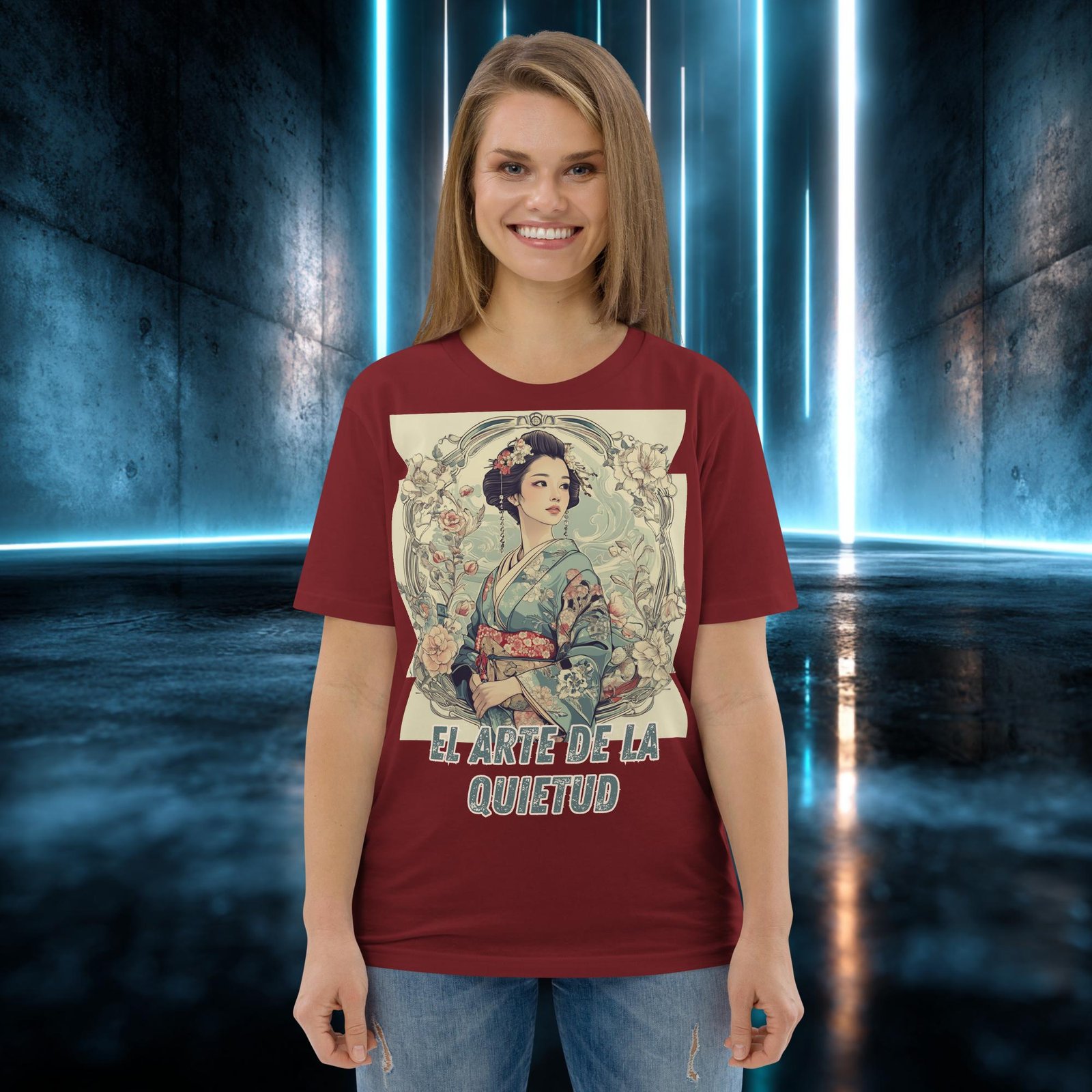 Camiseta orgánica con diseño El Arte de la Quietud — color 8