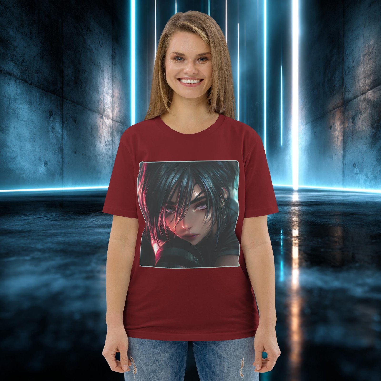 Camiseta orgánica con diseño Ojos que No Ceden — color 8