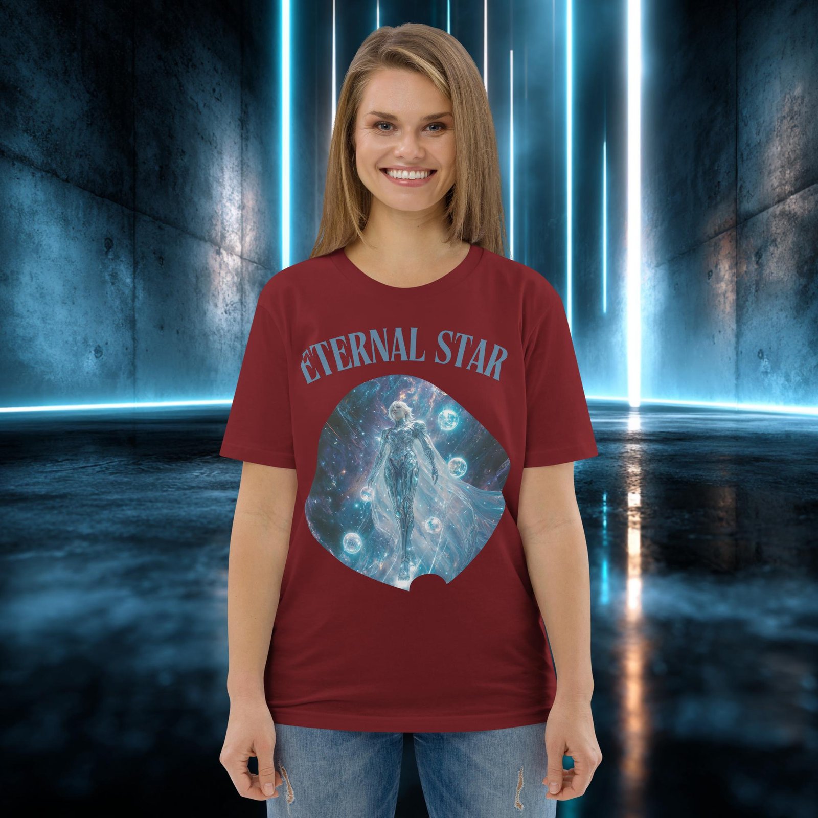 Camiseta orgánica con diseño Estrella Eterna — color 8