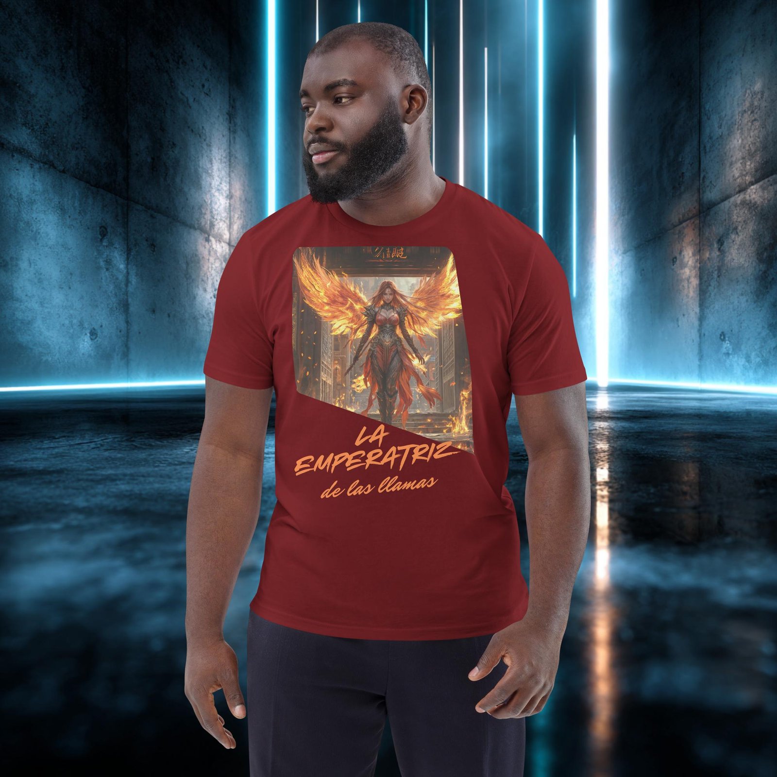 Camiseta orgánica con diseño La Emperatriz de las Llamas — color 8