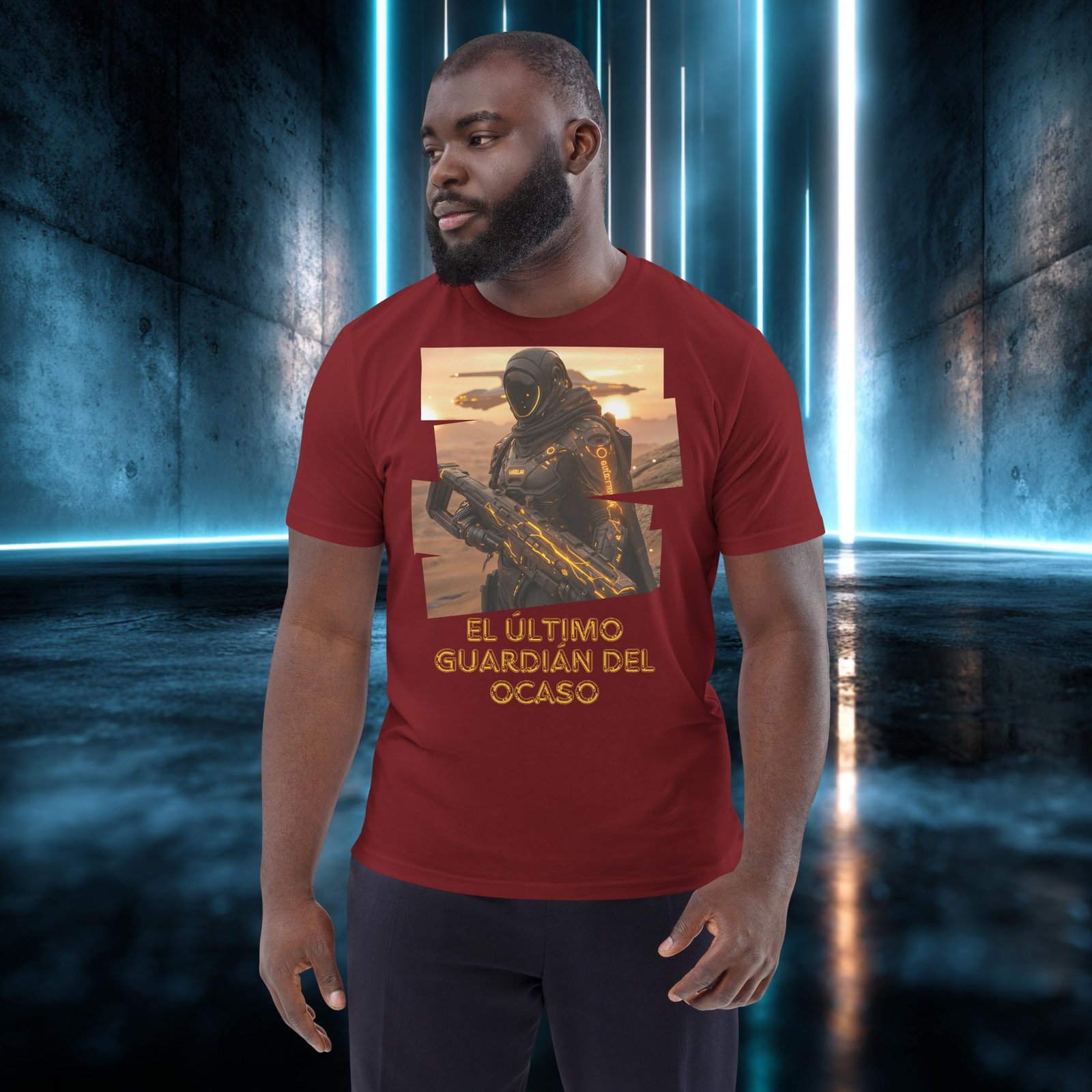 Camiseta orgánica con diseño El Último Guardián del Ocaso — color 8