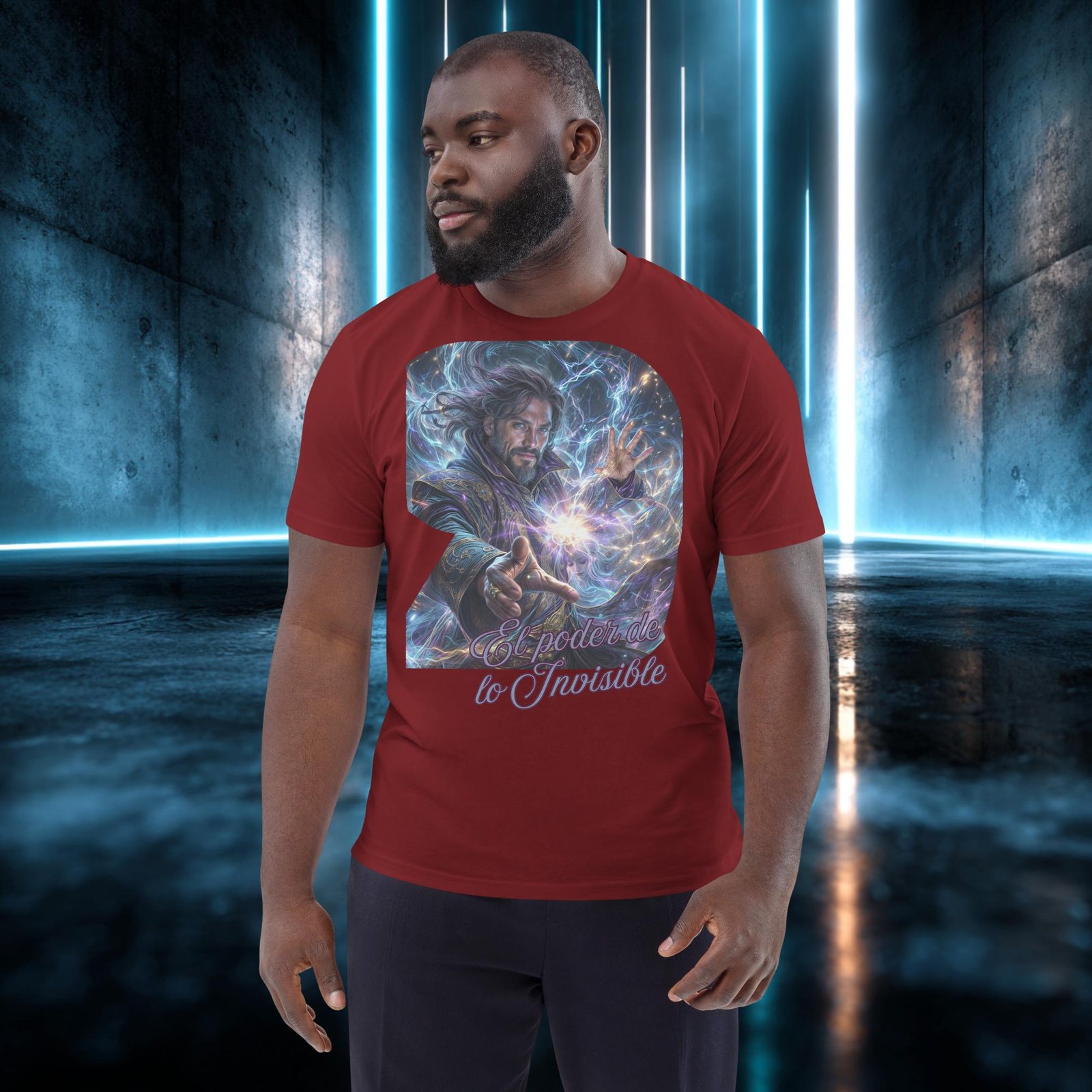 Camiseta orgánica con diseño El Poder de lo Invisible — color 8