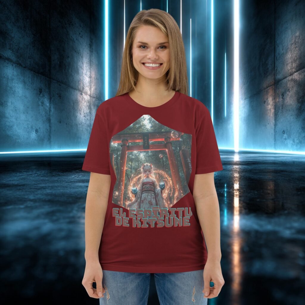 Camiseta orgánica con diseño El Espíritu del Zorro
