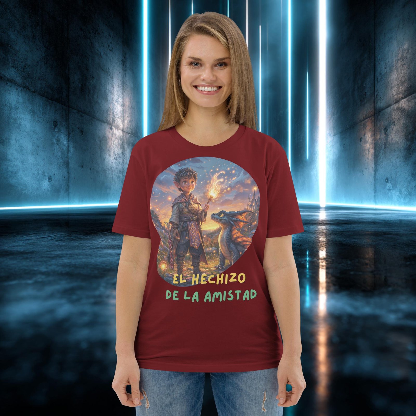 Camiseta orgánica con diseño El Hechizo de la Amistad — color 9