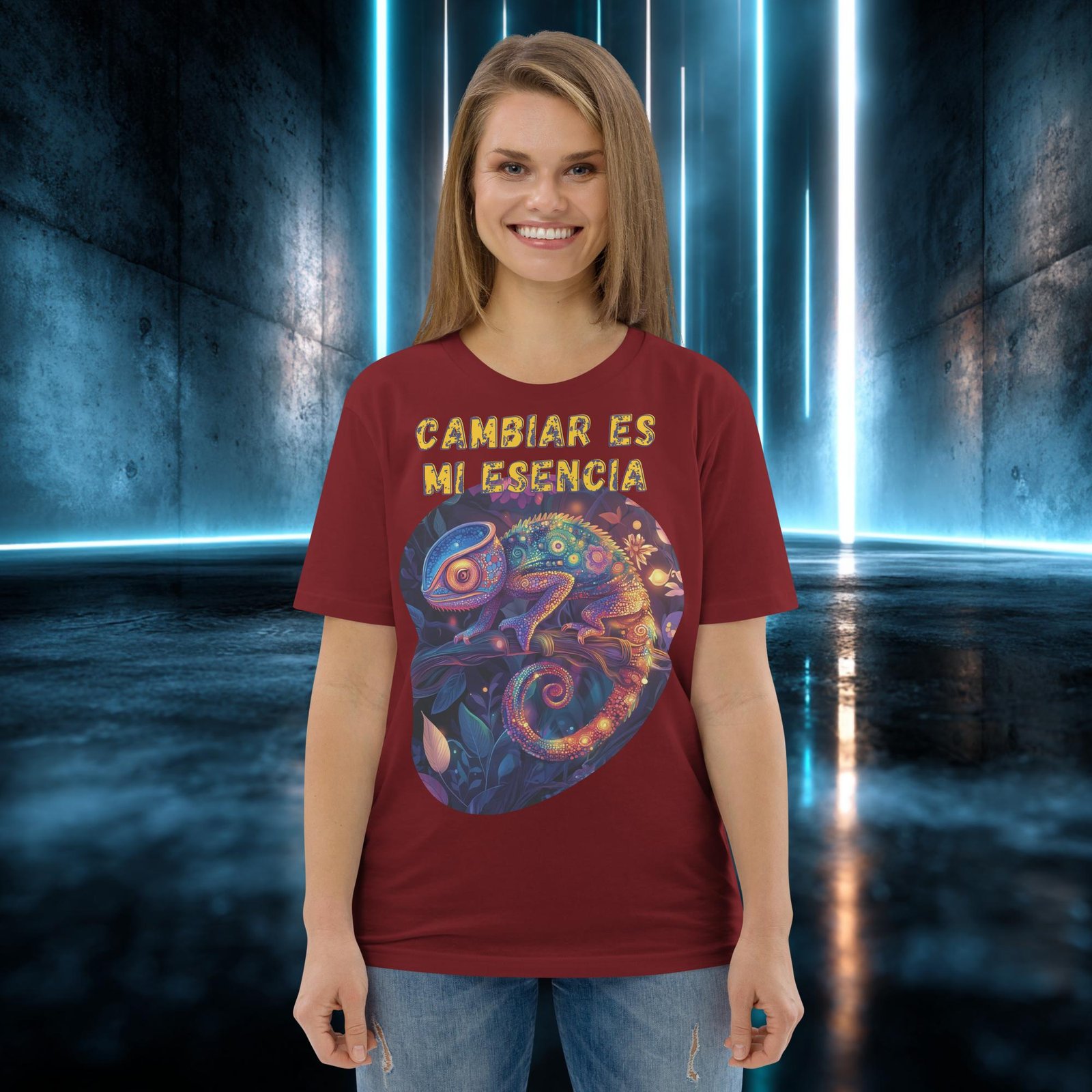 Camiseta orgánica con diseño Cambiar Es Mi Esencia — color 9
