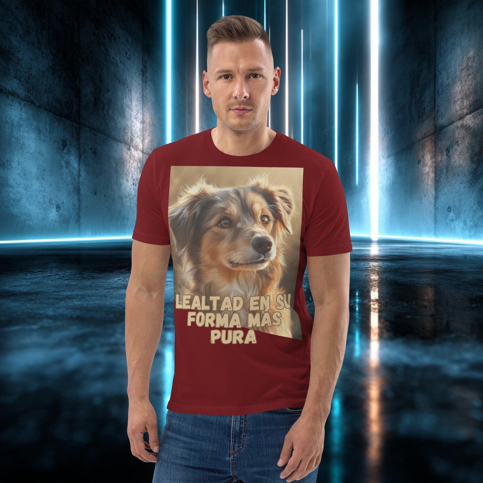 Camiseta orgánica con diseño Lealtad en Estado Puro — color 8