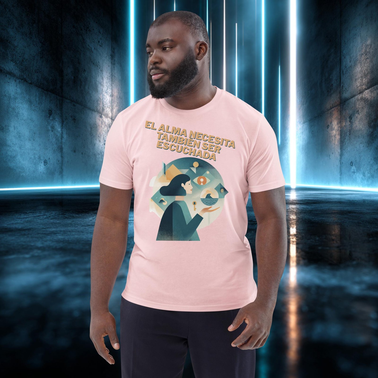 Camiseta orgánica con diseño El Alma También Se Escucha — color 14
