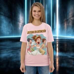 Camiseta orgánica con diseño Soltera en Extinción