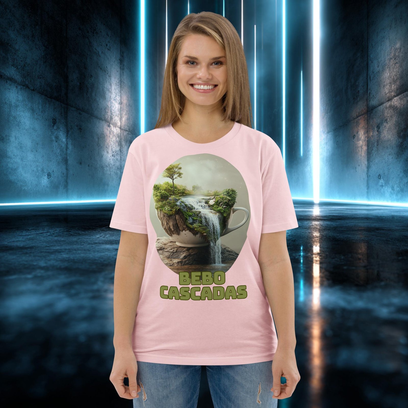 Camiseta orgánica con diseño Bebo Cascadas — color 14