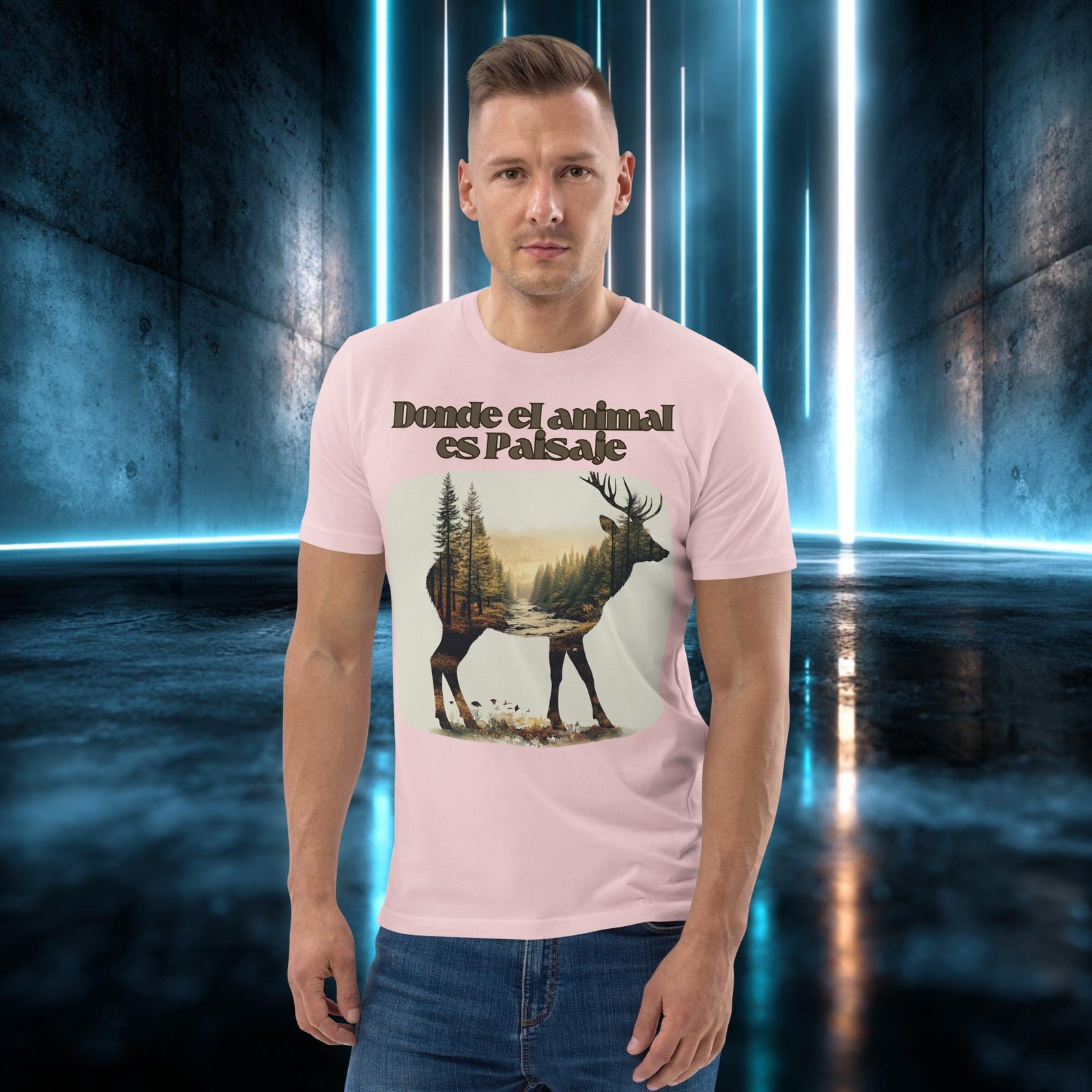 Camiseta orgánica con diseño Donde el Animal Es Paisaje — color 14