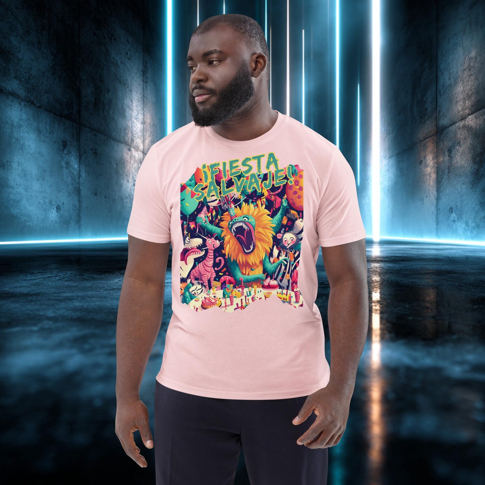 Camiseta orgánica con diseño Fiesta Salvaje — color 14