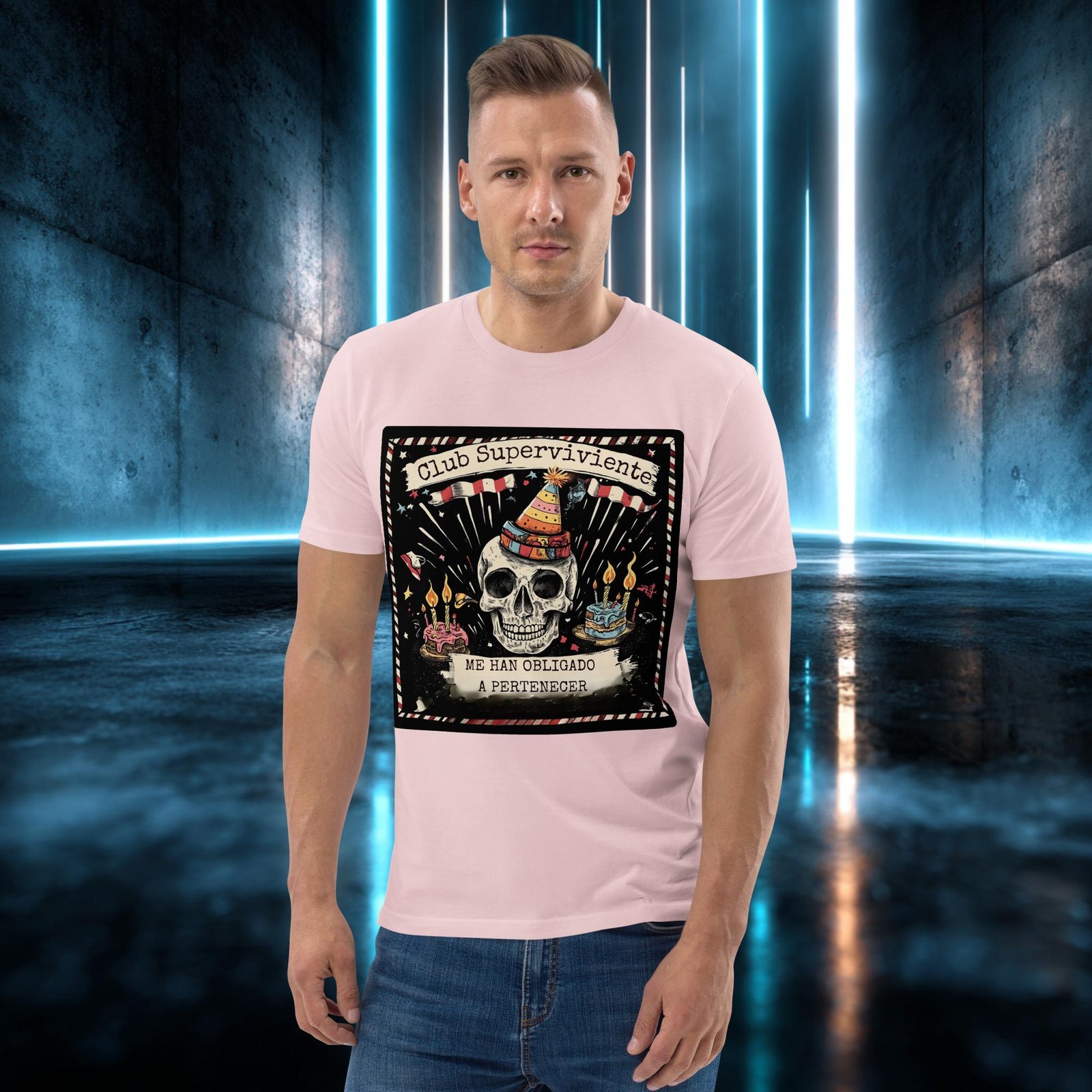 Camiseta orgánica con diseño Club Superviviente — color 14